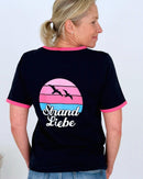 Herzlein® T-Shirt "Strandliebe" in Navy