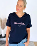 Herzlein® T-Shirt "Strandliebe" in Navy
