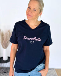 Herzlein® T-Shirt "Strandliebe" in Navy