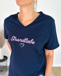 Herzlein® T-Shirt "Strandliebe" in Navy