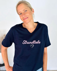 Herzlein® T-Shirt "Strandliebe" in Navy