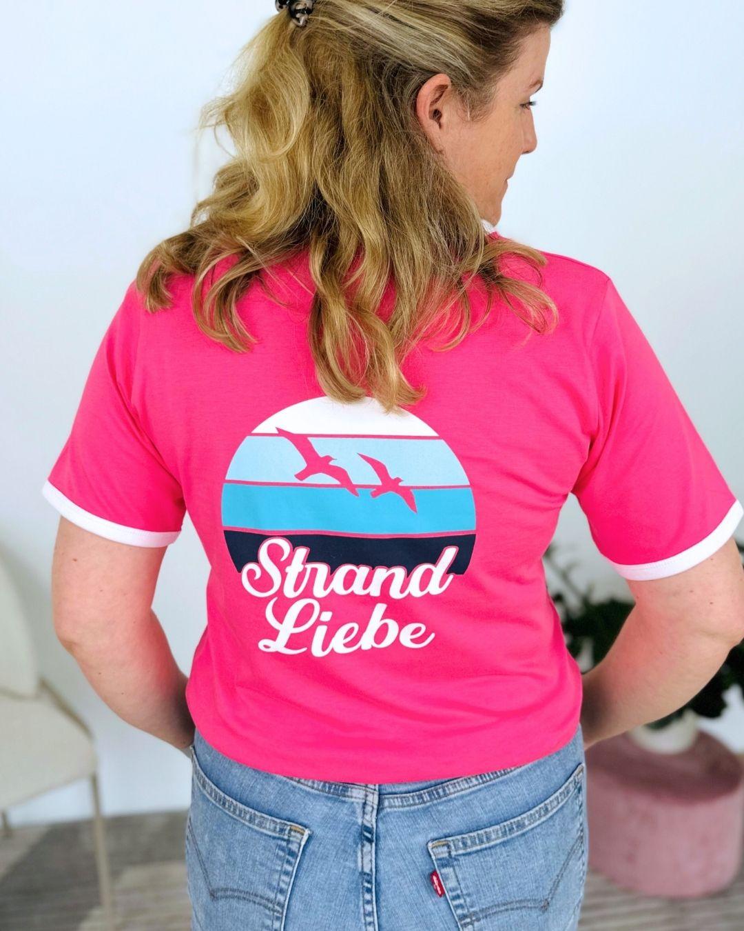 Herzlein® T-Shirt "Strandliebe" in Pink