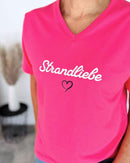 Herzlein® T-Shirt "Strandliebe" in Pink