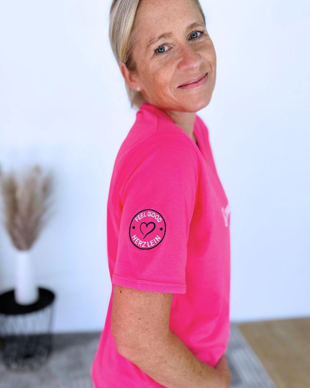 Herzlein® T-Shirt "Strandliebe" in Pink
