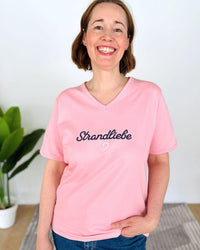 Herzlein® T-Shirt "Strandliebe" in Soft Pink