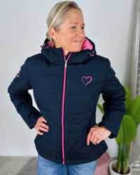 Herzlein® Winterjacke in Navy Blau