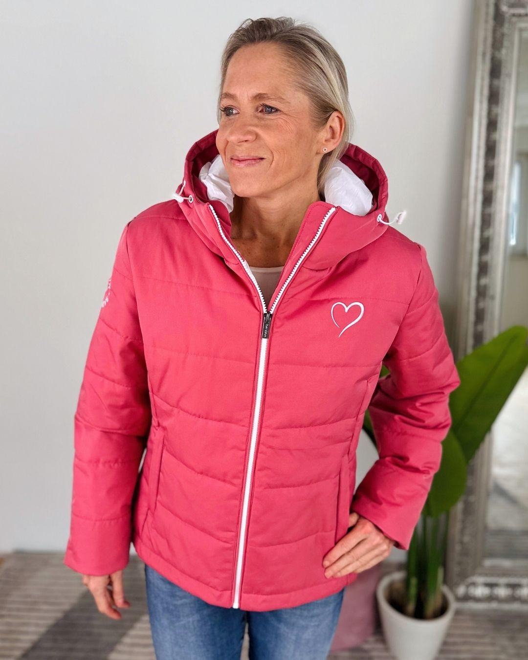 Herzlein® Winterjacke in Puderrosa