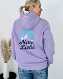 Herzlein® Hoodie "Alpenliebe" in Lavendel
