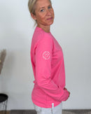 Herzlein® Longsleeve-Shirt mit Schmetterling in Pink