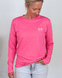 Herzlein® Longsleeve-Shirt mit Schmetterling in Pink