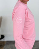 Herzlein® Longsleeve-Shirt mit Smiley in Rosa