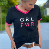Herzlein® T-Shirt "GRL PWR" in Schwarz