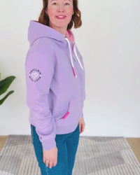 Herzlein® Sweatjacke "Herzchen" in Lavendel