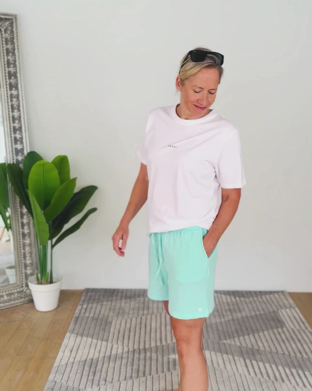 Herzlein® Musselin Shorts in Mint