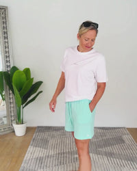 Herzlein® Musselin Shorts in Mint