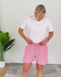 Herzlein® Musselin Shorts in Rosa