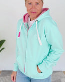 Herzlein® Sweatjacke "Herzchen" in Mint