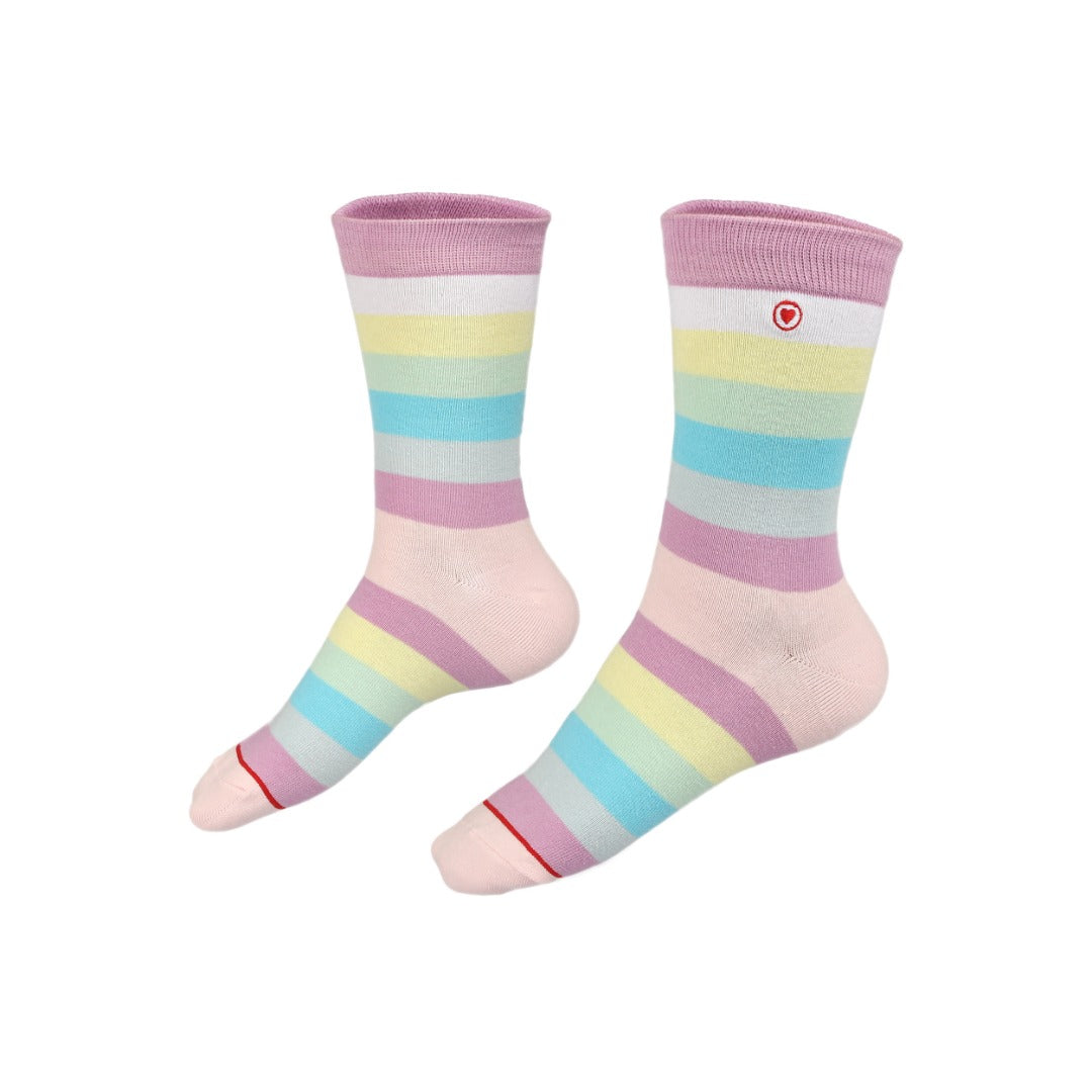 Herzlein® Ringelsocken, hochwertige Ringelsocken für Damen, bunte Damensocken