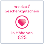 Herzlein® Geschenkgutschein i.H.v. €25