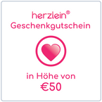 Herzlein® Geschenkgutschein i.H.v. €50