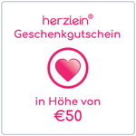 Herzlein® Geschenkgutschein i.H.v. €50