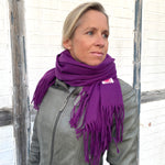 Herzlein® Winterschal Damenschal Schal für Winter und Herbst für Damen Frauen in Lila