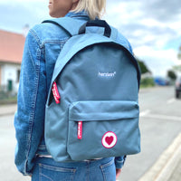 Herzlein® Rucksack Backpack Tasche für Freizeit Sport Schule Büro und Alltag